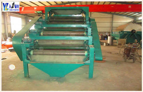 錳礦水選磁選機，海東錳礦水選磁選機_合理選購山西磁性物干式磁選機_遠力磁電生產(chǎn)廠家