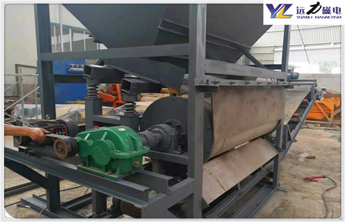 永磁干式磁選機，廣州永磁干式磁選機_廣州永磁干式磁選機發(fā)展工作視頻皮帶及結構價格