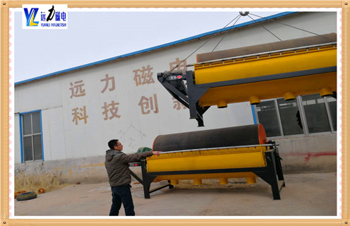 永磁筒式磁選機，山東2xctn永磁筒式磁選機_遠力山東2xctn永磁筒式磁選機使用注意事項磁場分布圖