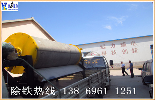 永磁干式磁選機，山西永磁筒式干式磁選機_山西永磁筒式干式磁選機設備有多重制作如何選鐵參數規格一般是多少_生產廠家