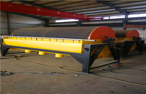 半逆流式磁選機，上海半逆流式磁選機_結構工作原理圖_上海半逆流式磁選機怎么處理如何調整及工藝流程圖