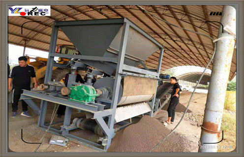 永磁鐵礦磁選機，廣西永磁鐵礦磁選機_遠力廣西永磁鐵礦磁選機的結構磁場分布圖